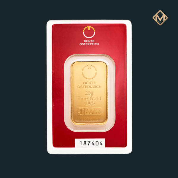 Lingou aur 20 grame Münze