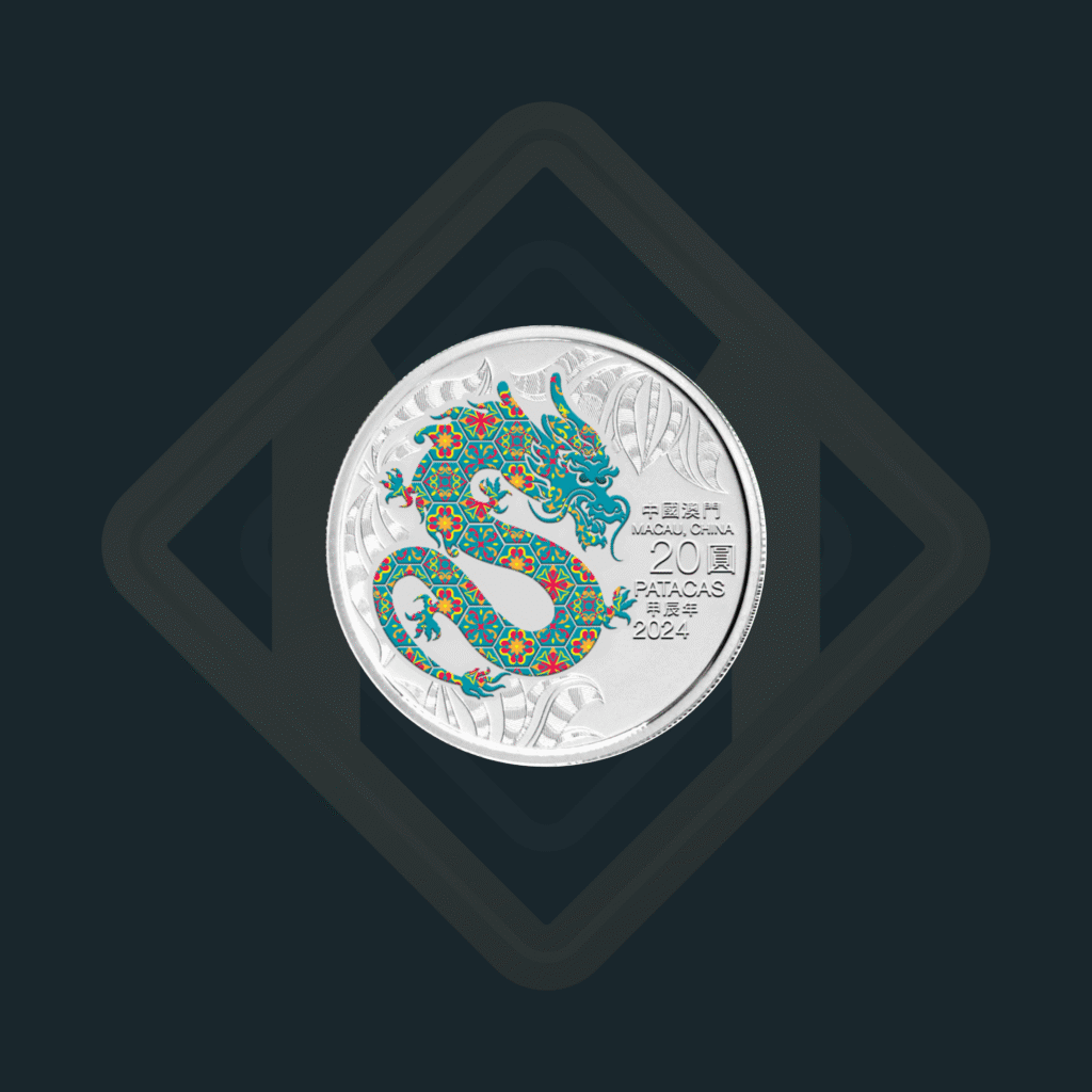 Lunar Dragon de Argint 2024 1oz | Macau
