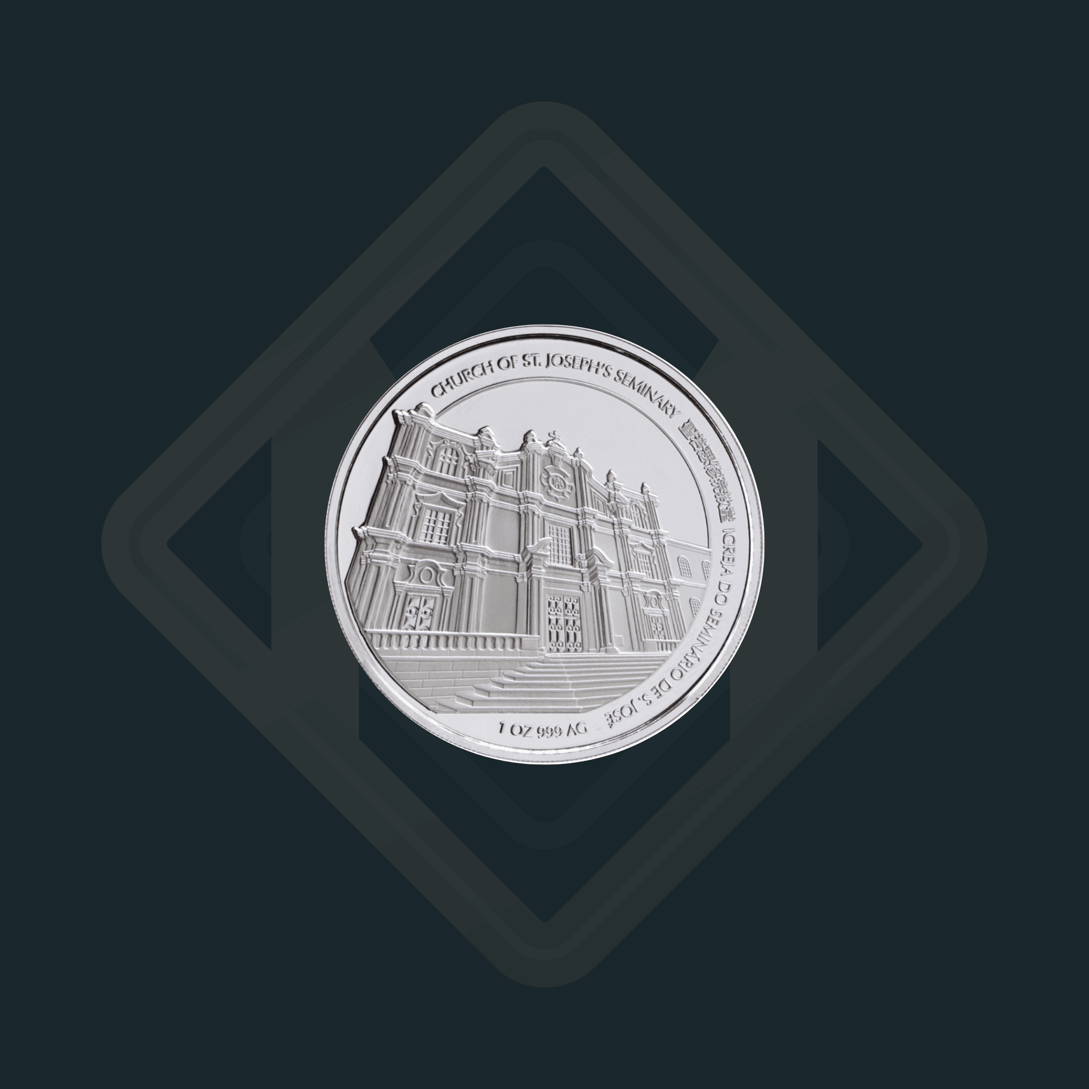 Lunar Dragon de Argint 2024 1oz | Macau - imagine 2