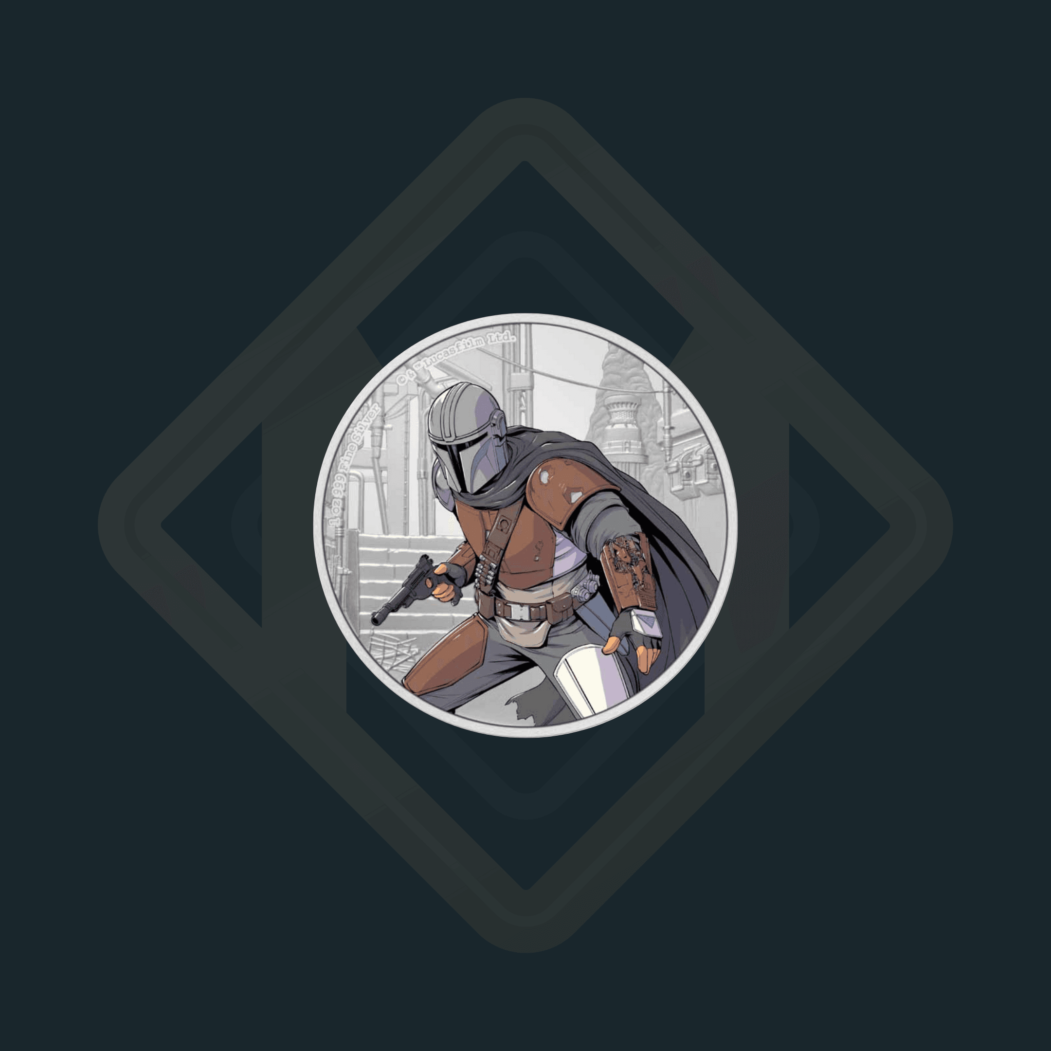Star Wars: The Mandalorian de Argint 2021 | Niue