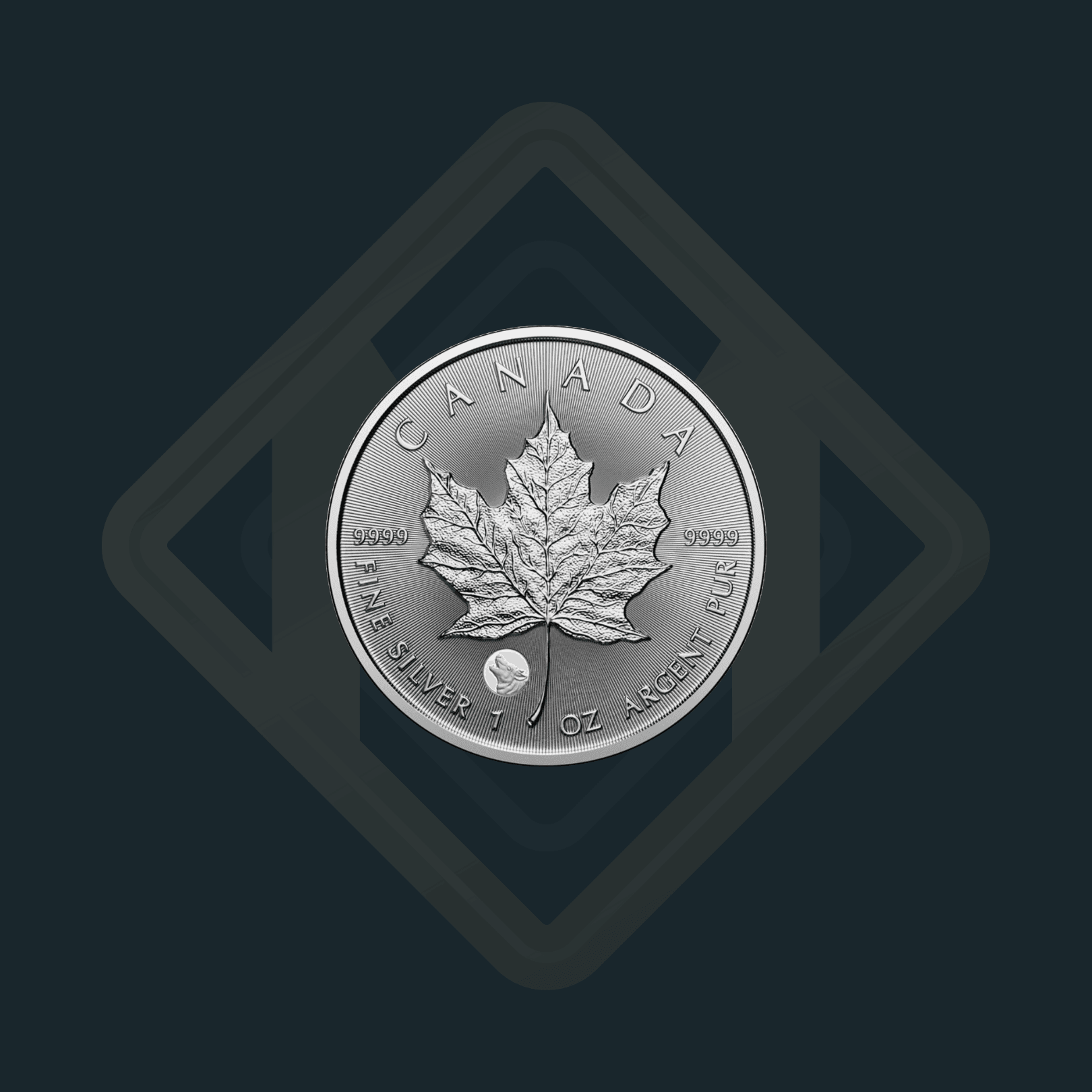 Frunza de Arțar cu Lup de Argint 2026 1oz | Canada