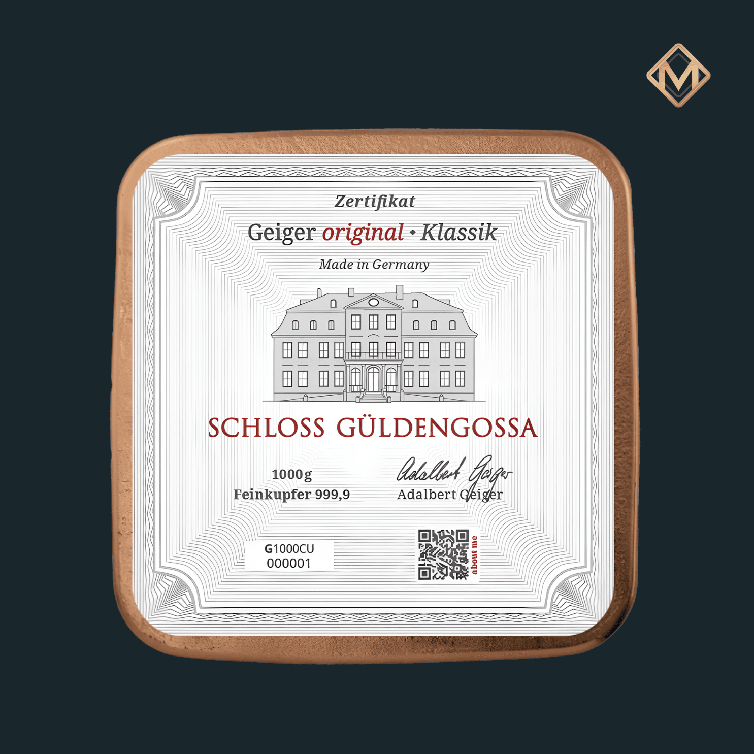 Lingou de Cupru 1000 grame – Geiger