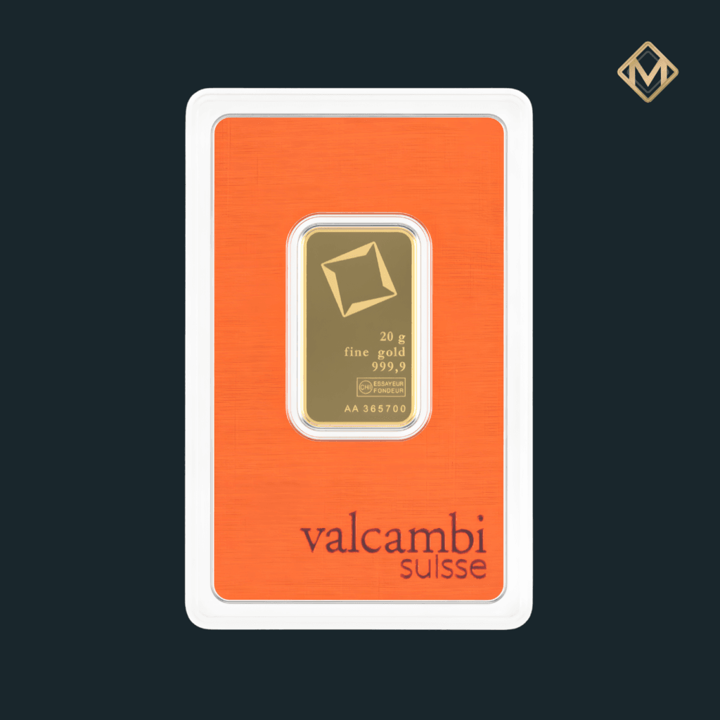 Lingou Aur 20 Grame Valcambi – Aur 24K