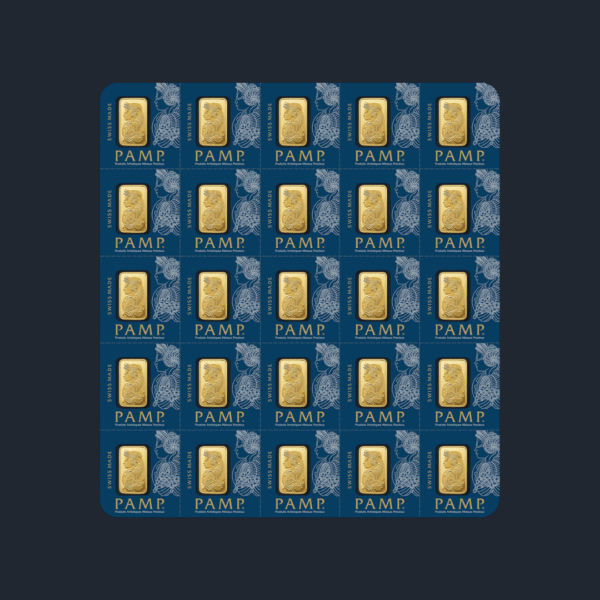 25 x 1g PAMP Multigram lingou aur